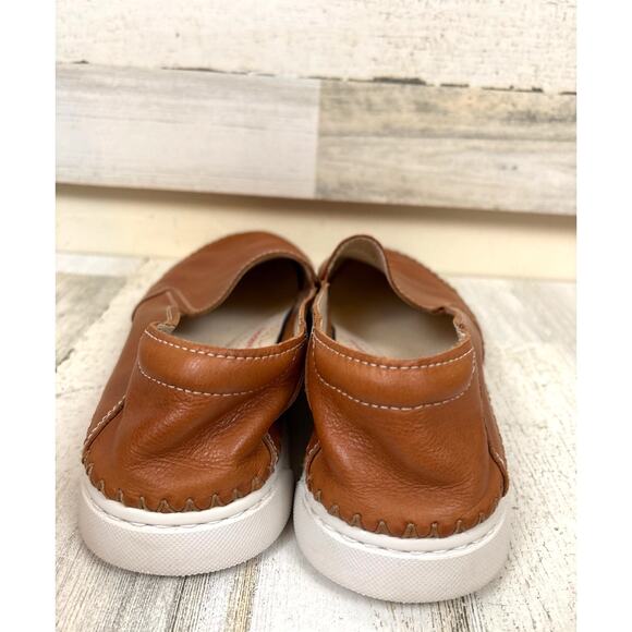 Pikolinos Mens 44 Albir Brandy Tan Leather Loafers Casual Dress Shoes Luxe main image 4